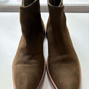 Womens Free People Brown Chelsea Boots Suede Ankle